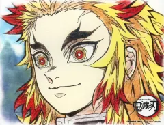 【中古】キャンバスボード・キャンバスアート 煉獄杏寿郎 絵巻キャンバスパネル 「鬼滅の刃 キャラクター絵巻カフェ in ufotable Cafe 終ノ巻」