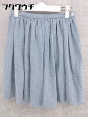 ◇ DOUBLE STANDARD CLOTHING ダブルスタンダードクロージング ミニ ギャザー スカート サイズ38 ブルー レディース  【1002800368570】のサムネイル