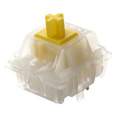 【人気商品】スイッチシャフトセット RGB MXメカニカルキーボード用 Pro Yellow (35個入りボックス) Milky GATERON