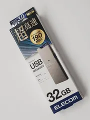 エレコム USBメモリ USB3.0対応 スライド式 高速転送 アルミ素材 32GB ゴールド MF-DAU3032GGD
