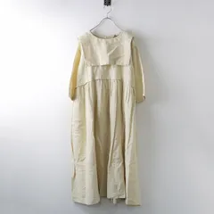 ツハルバイサマンサモスモス TSUHARU by Samansa Mos2 SM2 麻セーラー衿ワンピース F/ベージュ 【2400014360608】