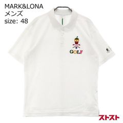 46（M）新品未使用 マークアンドロナ MARK&LONA 白Tシャツ 木村拓哉