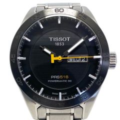 【希少】ティソ　TISSOT　T100430A　Tスポーツ　PRS516　パワーマティック80　自動巻　デイデイト　裏スケ　黒