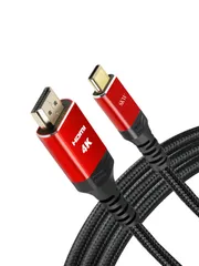【在庫処分】C HDMI 変換ケーブル 1.5M【4K@60Hz】タイプ Type C HDMI USB 変換ケーブル Thunderbolt SKW 3/4対応 MacBook,iPad,SurfaceシリーズなどタイプCデバイス対応