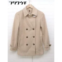 ■ MK MICHEL KLEIN ミッシェルクラン ダブル ウール コート ジャケット サイズ38 ブラウン系 レディース 【中古】 【1103300004637】