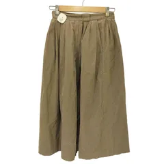 エディーバウアー Eddie Bauer 70-80s 黒タグ前期 細畝 フロントタック コーデュロイ フレアスカート レディース 表記無 8のサムネイル