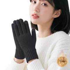 【売切注意！お急ぎ下さい】プレゼント クリスマス 自転車 ドライブ グローブ 通学 通勤 柔らかい ふわふわ スマホ対応 保温 防寒手袋 防寒 内側フリース付き 冬用手袋 レディース [Hopsooken]