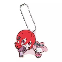 [중고] 열쇠 고리 Chigiri Hyoma × My Melody [블루 록 × 산리오 캐릭터 스페셜 고무 마스코트 2]