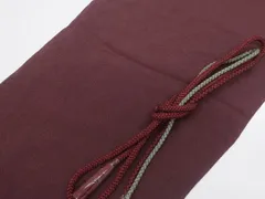 【一輝堂】【着物】和装小物　帯締め帯揚げセット　帯締　帯揚　ちりめん　丸組　25w05-6955