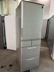 中古 412L 5ドア冷蔵庫 シャープ どっちもドア 自動製氷付き SJ