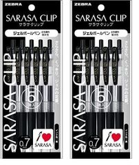 新品 ゼブラ ジェルボールペン サラサクリップ 0.7 黒 5本 P-JJB15-BK5 (× 2)