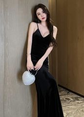 🧡💛花柄🧡💛 レース チャイナドレス シアー キャバクラ
