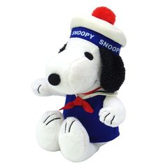 SNOOPY　スヌーピー マリンセーラー ぬいぐるみ　Ｓサイズ　195951-24　2024年5月発売　トリコロールカラー