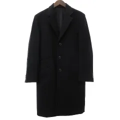 azabu tailor チェスターコート サイズ46 黒 azabu tailor チェスターコート 46サイズ ダークネイビー - メルカリ