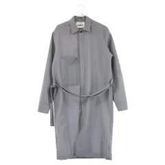 JIL SANDER (ジルサンダー) 19AW ロゴ刺繍 ステンカラー スタッフコート グレー JSMP742432のサムネイル