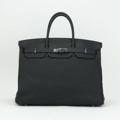 エルメス HERMES バーキン40 バーキン 40 バッグ トートバッグ トゴ ノワール ブラック 黒 シルバー金具