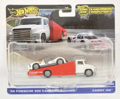 MATTEL HOTWHEELS TEAM TRANSPORT HRV47 '66 PORSCHE 906 CARRERA 6/CARRY ON #66