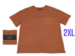 古着　no boundaries　無地Tシャツ 2XL 胸ポケット付き h63