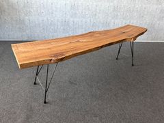 ベンチ　145 cm アイアン脚、