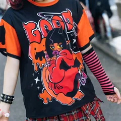 【ACDC RAG】 GOOD GIRL Tシャツ 原宿系 イラスト 大きいサイズ ユニセックス サブカル系 新品 未開封品 正規品のサムネイル