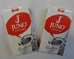 バンドーレン)アルトサックスリード　JUNO（ジュノ）　2.5番　2箱セット【＊コンパクト梱包で送料無料！】＜これから始める君に！＞
