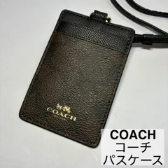 COACH/コーチ/パスケース/定期入れ/IDケース/カードケース/ネックストラップ　　　【A123】