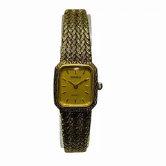✨RADO✨ラドー✨デイト✨ゴールド✨30JEWELS✨ゴールド文字盤✨腕時計✨ RADO ラドー ダイヤスター 129.9533.3 QZゴールド文字盤 デイト