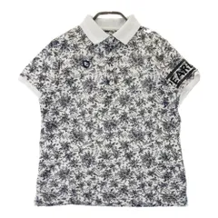 サイズ：1 PEARLY GATES パーリーゲイツ  半袖ポロシャツ ロゴ総柄 ホワイト系 [240101418243] ゴルフウェア レディース ストスト