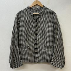 ANATOMICA アナトミカ ジャケット、上着 ジャンパー、ブルゾン DOLMAN JACKET 麻 リネン 千鳥格子柄 スタンドカラー ドールマン