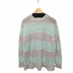 Acne Studious 21AW ダメージボーダーニット Acne Studios（アクネ ストゥディオズ） ダメージボーダー