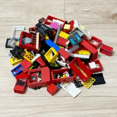 LEGO レゴ エクステリア系 中古 パーツ 階段 ドアフレーム フェンス ウィンドウパネル 大量 ばら売り 部品取り LY-230928-13