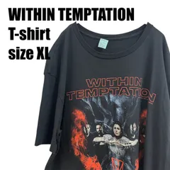 【オススメ】USA古着 WITHIN TEMPTATION CARRY YOUR FIRE USA & CANADA TOUR 2022 Tシャツ PACIFIC パシフィック サイズXL ブラック メンズのサムネイル