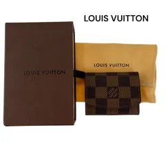 ● LOUIS VUITTON ルイヴィトン LV ダミエ カフスケース 5D499
