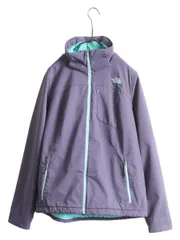 【お得なクーポン配布中!】 US企画 ノースフェイス APEX 中綿 ソフトシェル ジャケット レディース L 古着 The North Face エイペックス ナイロン ブルゾン マンパ 紫