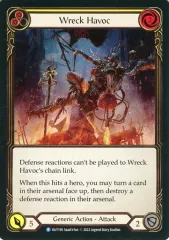 【中古】Flesh and Blood OUT199[R]：(Rainbow Foil)Wreck Havoc (2)