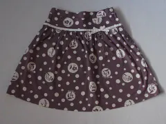 タルティーヌ エ ショコラ タルティーヌエショコラ tartine et chocolat アウトレット 子供服 女の子 130cm スカート 紫 水玉 お花柄 春 夏 ★4 ボトムス ガールズ 女児 キッズ 【中古】 ユーズド リサイクル