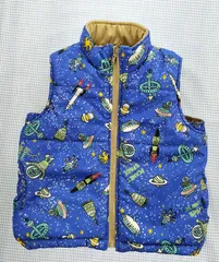 ティンカーベル TINKERBELL ベスト リバーシブル 110cm 子供服 中古