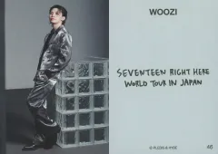 【中古】コレクションカード(男性) 46：SEVENTEEN/ウジ(WOOZI)/「SEVENTEEN [RIGHT HERE] WORLD TOUR IN JAPAN」ランダムフォトカード