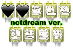 #195 nctdream ペンライト 反射ステッカー