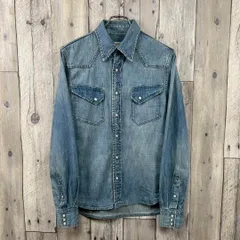 REMI RELIEF レミレリーフ 長袖 デニム ウエスタン シャツ S