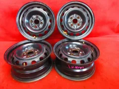 165/55R14 14×6J 4H +45 鉄ホイールセット　マツダ純正 MAZDA (マツダ) DEMIO (デミオ) 純正 14×6J(+45)PCD100-4H