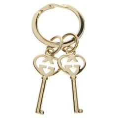 GUCCI (グッチ) GGハート ダブルキーリング ゴールド レディース 309778