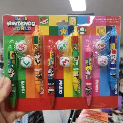 スーパー 任天堂 ザ・ワールド シャーペン 鉛筆 6 カラー セット