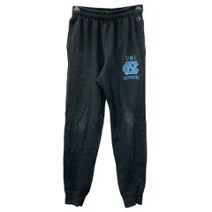 Champion スウェットパンツ S チャコールグレー ウエストゴム チャンピオン 裏起毛 ロゴプリント ボトムス 古着卸 アメリカ仕入 2509-450