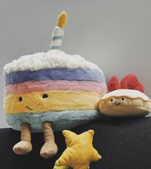 Jellycat ジェリーキャット バースデーケーキ レインボー ぬいぐるみ