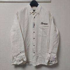 ジャージーズ ワークシャツ 長袖ボタンシャツ アイボリー XL US古着 05K2001