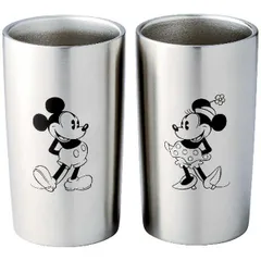 【新品】ヤクセル ディズニー ステンレス真空タンブラーセット300ml(ミッキー＆ミニー) 82671