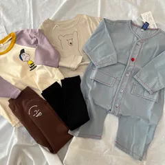 ベビー服 子供服 まとめ売り 男の子80セット つなぎ ロンパース 長袖Tシャツ