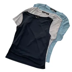 MICHEL KLEIN ミッシェルクラン シャツ3枚セット 水色 グレー 黒