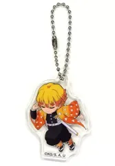 【中古】雑貨 我妻善逸 「鬼滅の刃×ローソン 2021年秋 アクリルキーホルダー」